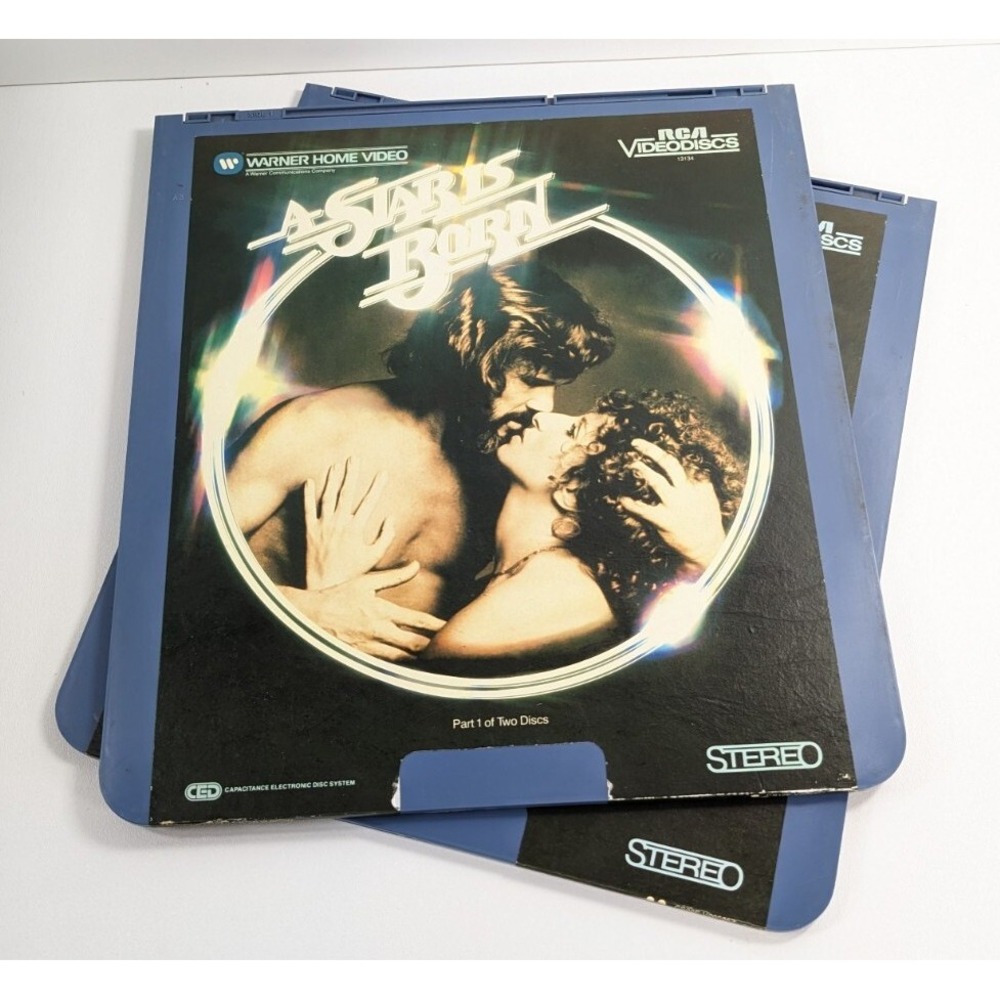 A Star Is Born Barbra Streisand Kris Kristofferson RCA CED VideoDisc 2-Disc Set